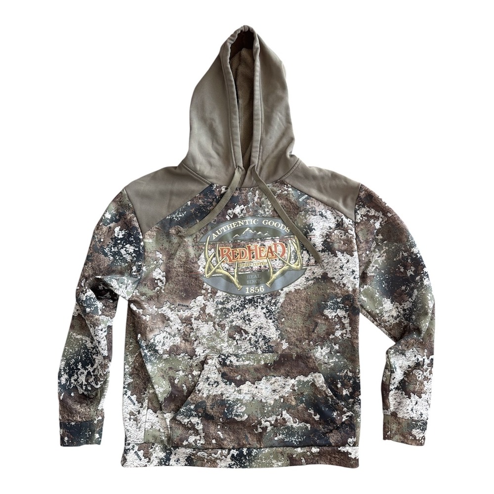 RedHead Hoodie Mens Large Camo Strata Hunting Pullover Outdoor Bass Pro 1856